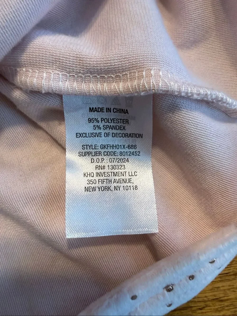 Gap Kids Girls' Velour Long Sleeve Fit & Flare Dress Pink Silver Medium (7/8)